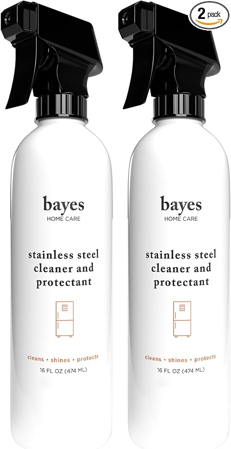 Bayes High-Performance Stainless Steel Cleaner Spray, and Protectant by Bayes