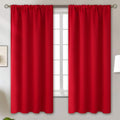 BGment Red Blackout Curtains 63 Inches Long by BGment