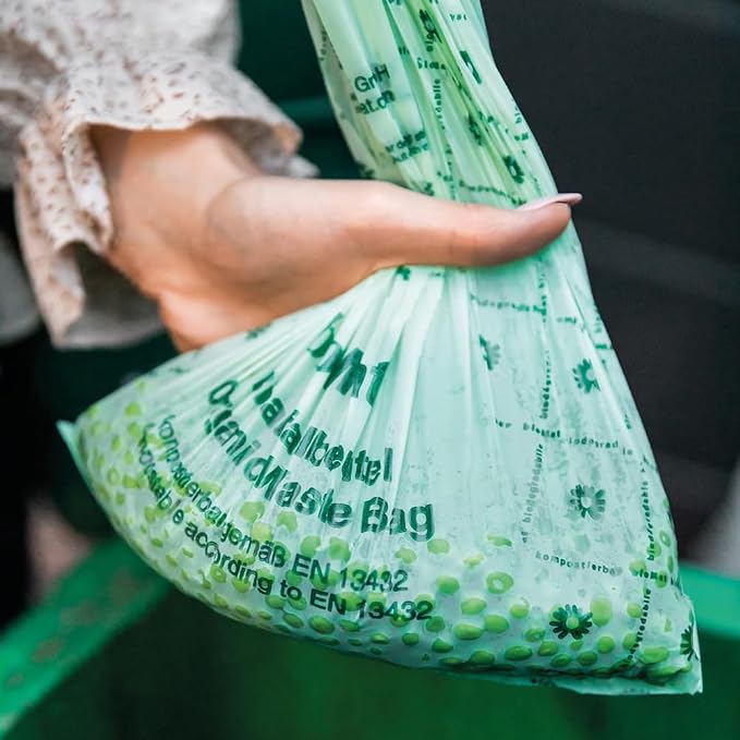 bioMat 2.6 Gallon Compostable Trash Bags, Compost Bags - Image 6