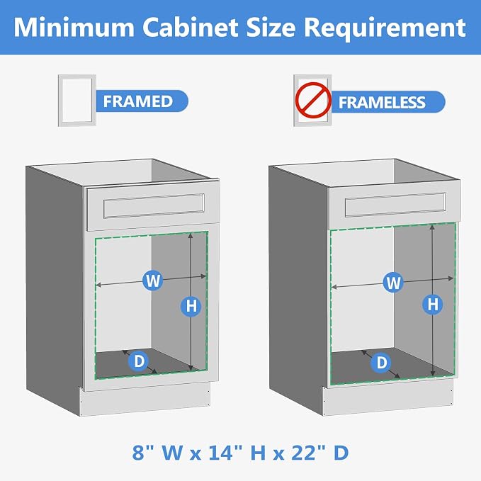ROOMTEC 2 Tier Individual Pull Out Cabinet Organizer 7½"W x 21½"D, Slide Out - Image 4