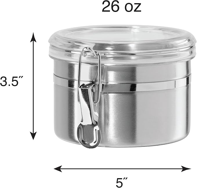 OGGI Stainless Steel Kitchen Canister 26 fl oz - Image 5