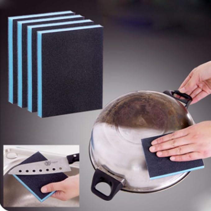 EORTA 8 Pcs Magic Cleaning Sponges Multi-Use Heavy Duty Scrub Scouring Eraser - Image 4