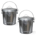 Plexon 6 Gallon Small Metal Trash Can by Plexon