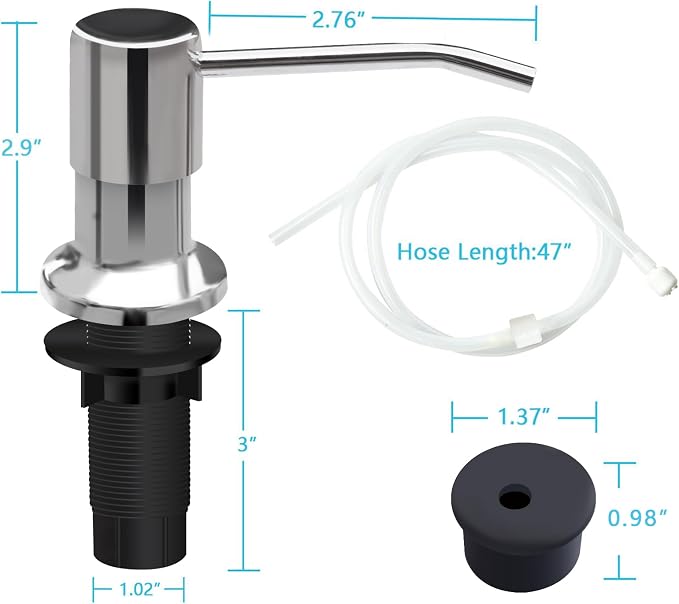 Soap Dispenser for Kitchen Sink, Kichen Sink Soap Dispenser, Under Sink Soap - Image 6