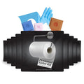 Personal Toilet Kit To Go – 10 Pack | Disposable Public Restroom Kit | by KitUSafe