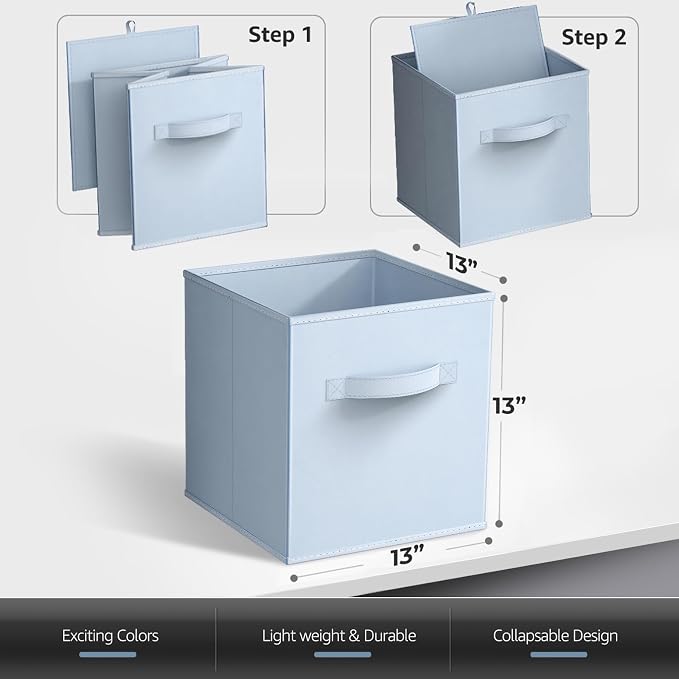 Sorbus 13 Inch Storage Bins - Image 7