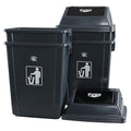 4 Packs 18 Gallon Large Commercial Trash Can, Kitchen Waste Bin by Afromy