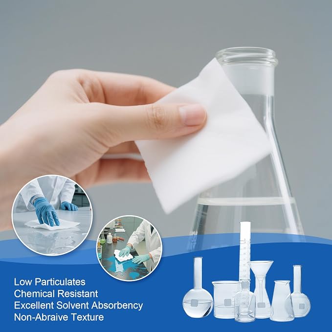 Cleanroom Wipes 6"x6" Lint Free Wipes - Image 7