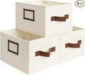 StorageWorks Storage Baskets for Shelves, Foldable Fabric Closet Storage Bins by StorageWorks