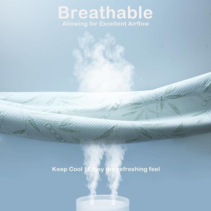 Queen Mattress Protector Waterproof Mattress Pad Washable Bamboo Rayon Mattress - Image 4