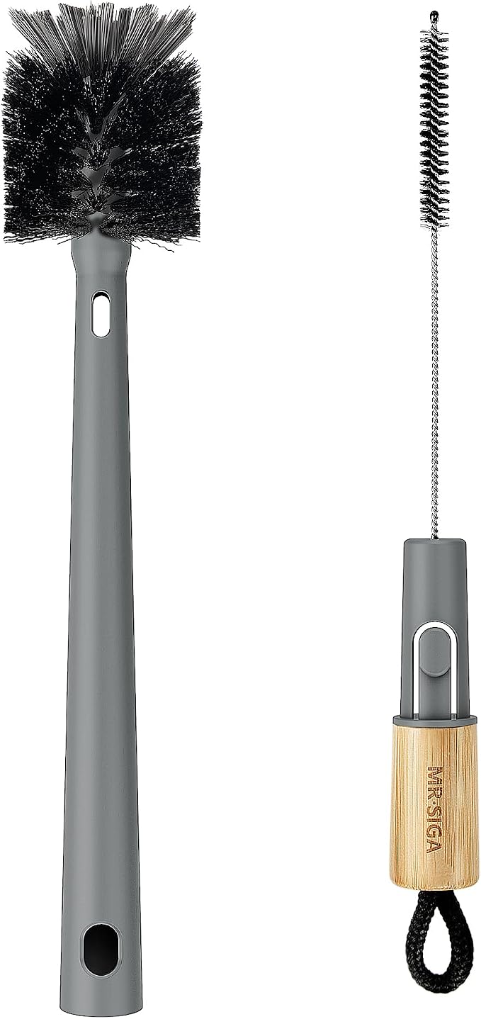 MR.SIGA Water Bottle Brush and Straw Cleaner Brush, Long Handle Bottle Cleaner by MRSIGA