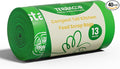 13 Gallon Compostable Trash Bags, 40 Bags Compost Bags by TerracorPackaging
