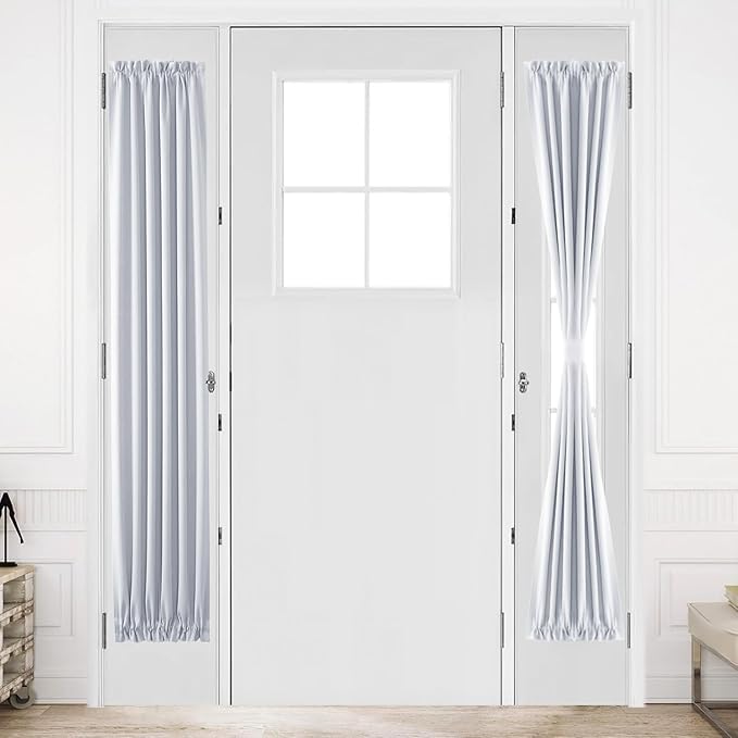 DWCN French Door Curtains – Rod Pocket Thermal Curtain by DWCN