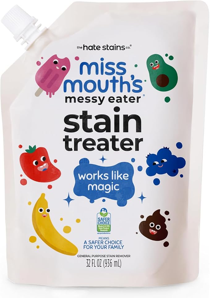 Miss Mouth's Messy Eater Stain Treater - 32oz Refill - Newborn & Baby by TheHateStainsCo