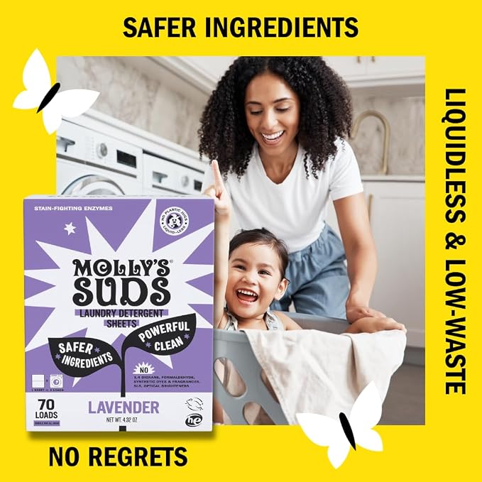 Molly’s Suds Laundry Detergent Sheets | Gentle on Sensitive Skin, Powerful - Image 4