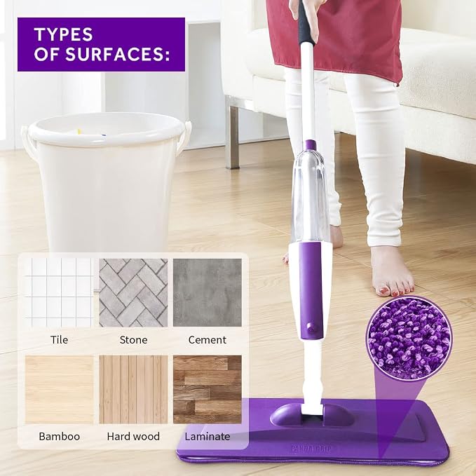 16.5 inch Mop Pads Refills, 3 Pack Microfiber Reusable Replacement Mop Pads - Image 5