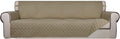 PureFit Reversible Quilted Sofa Cover, Water Resistant Slipcover Furniture by PureFit
