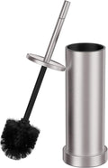 Brushed Nickel Toilet Brush and Holder Set, 304 Stainless Steel Toilet Brush by Unknown