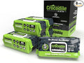 Crocodile Cloth Original Cleaning Wipes, Water-Based, Safe on Skin, Cuts Grease by CrocodileCloth