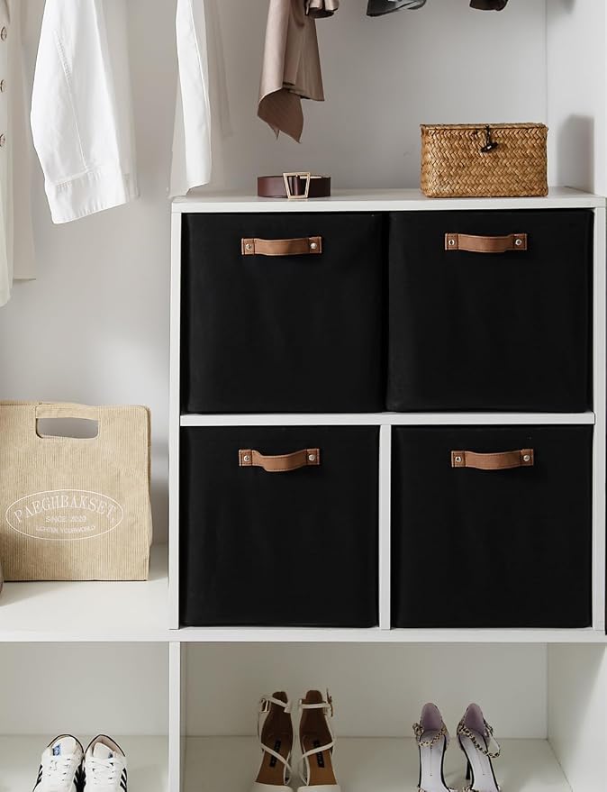 StorageWorks 13x13 Inches Storage Cube, Fabric Storage Bins - Image 6