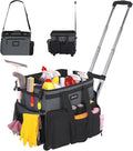 Large Rolling Cleaning Caddy Bag by JKAOO