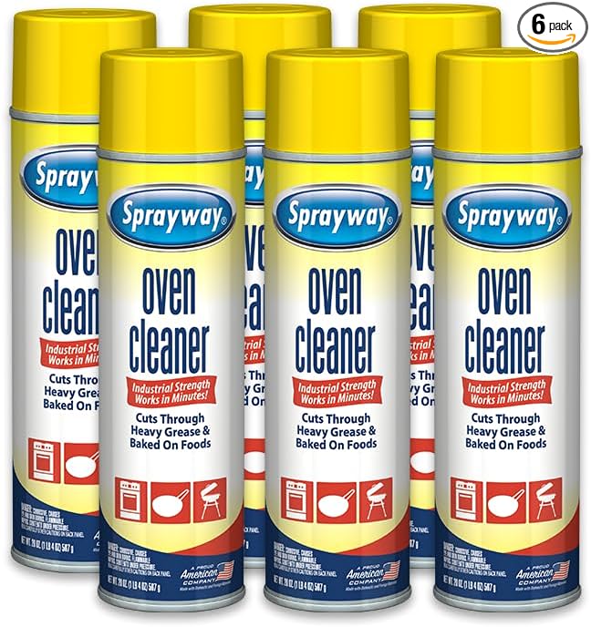 Sprayway Oven Cleaner Aerosol Spray, Cuts Through Grease & Baked-On Food | No by Sprayway