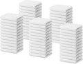 100% Cotton Terry Towel Cleaning Rags White 14'x17'|Pack of 60|Grade White by TOALLA