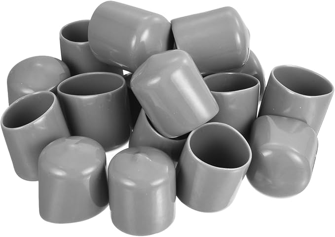 uxcell 20pcs Rubber End Caps Protective Caps 28mm ID Vinyl PVC Round Tube Bolt - Image 4