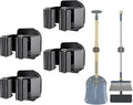 Upgraded Magnetic Broom and Mop Holder Wall Mount, Space-Saving Heavy Duty No by MagitcSee