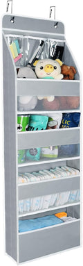 Univivi 5-Shelf Fabric Door Storage Over Door Hanging Organizer by Univivi
