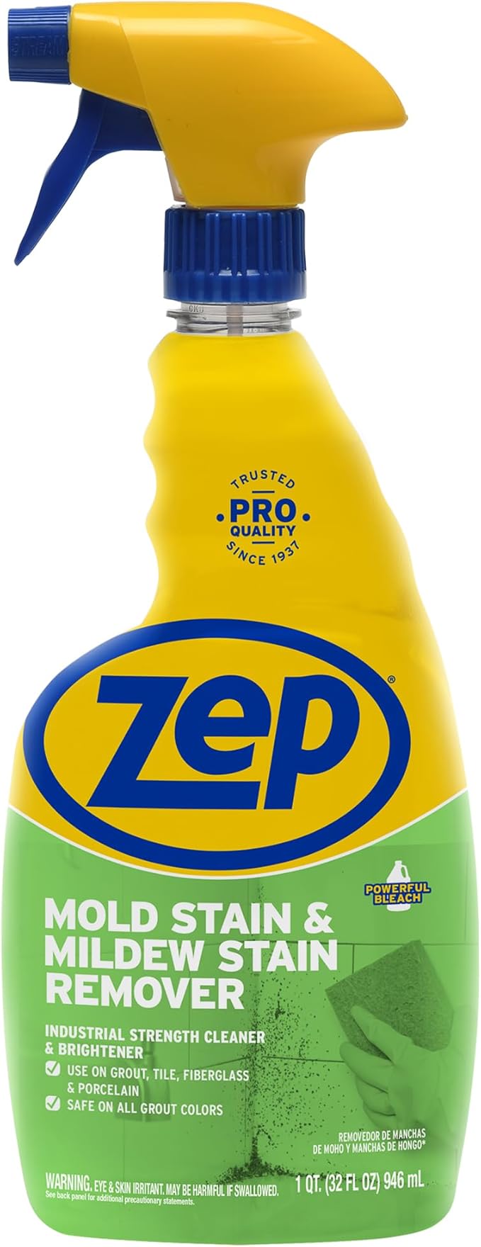 Zep Mold Stain and Mildew Stain Remover - 32 oz - ZUMILDEW32 - Experience the - Image 2