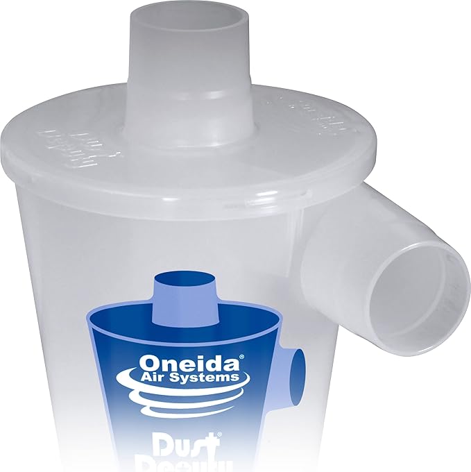 Oneida Air Systems Dust Collector & Cyclone Separator Kit w/ Clear Bucket - Image 6