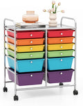 GOFLAME 12-Drawer Rolling Storage Cart, Mobile Utility Cart by GOFLAME