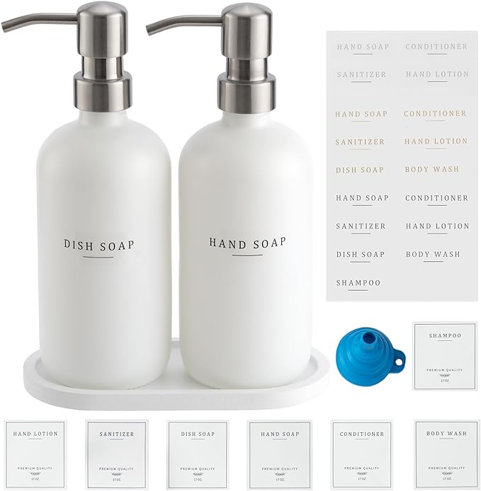 Glass Soap Dispenser by Eggs+sound