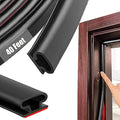 Black Rubber Weather Stripping Door Seal Strip, D Shape Door Rubber Weather by PUNDIN