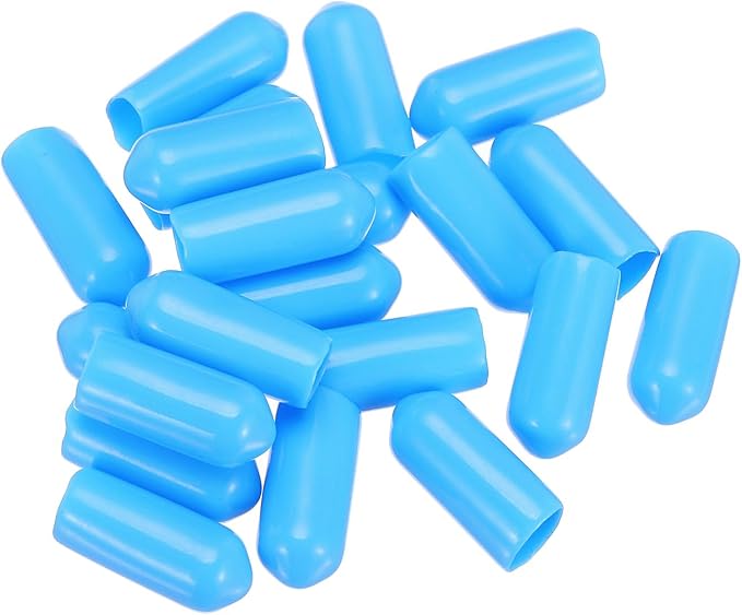 uxcell 20pcs Rubber End Caps 6mm ID Vinyl PVC Round Tube Bolt Cap Cover Screw - Image 4
