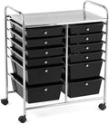GOFLAME 12-Drawer Rolling Storage Cart, Mobile Utility Cart by GOFLAME