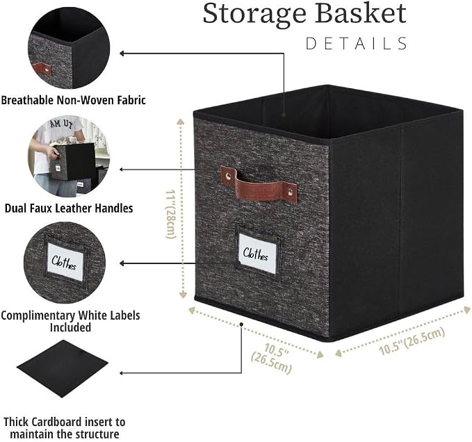 DECOMOMO Storage Bins, Cube Storage Bin - Image 3