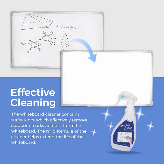 loukin Non-Toxic Whiteboard Cleaner, 17 fl oz Dry Erase Board Cleaner, Low-Odor - Image 3