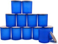 SHOWIN 14 OZ Thick Candle Jars for Making Candles 12 Pcs, 3 Wick Empty Jars by Showin