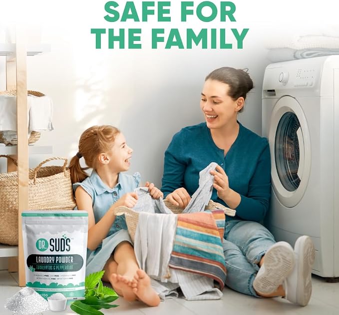 Dr Suds Natural Laundry Detergent Powder 4 Lbs 100+ Loads Scented - Image 4