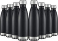 HASLE OUTFITTERS 17oz Stainless Steel Water Bottles Bulk, Vacuum Insulated by HASLEOUTFITTERS