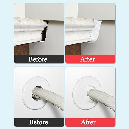 Waterproof Duct Seal Repair Sealing Clay 4 Pack White Moldable Silicone Putty - Image 2