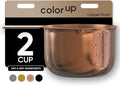 Color Up 2 Cup Measuring Cup, 480ml Copper Stainless Steel Metal Measuring Scoop by ColorUpCollection
