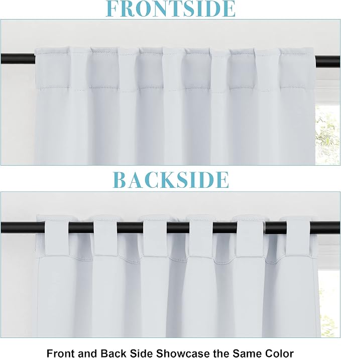 RYB HOME Bathroom Curtains Blackout - Image 3