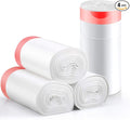 Small Trash Bags, KONE 192 Count 4 Gallon Drawstring Extra Thick Garbage Bags by KONE