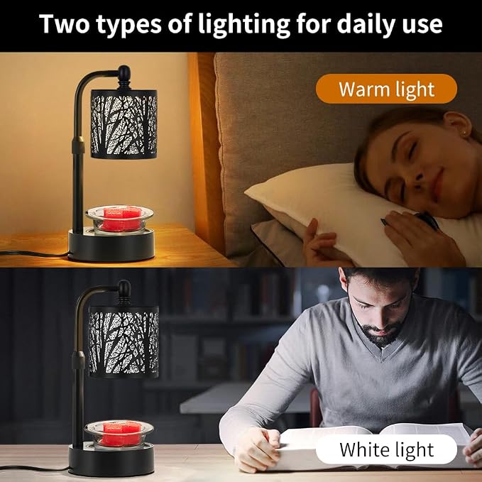 Tree Candle Warmer Lamp, LED Colors Changing Candle Warmer - Image 4