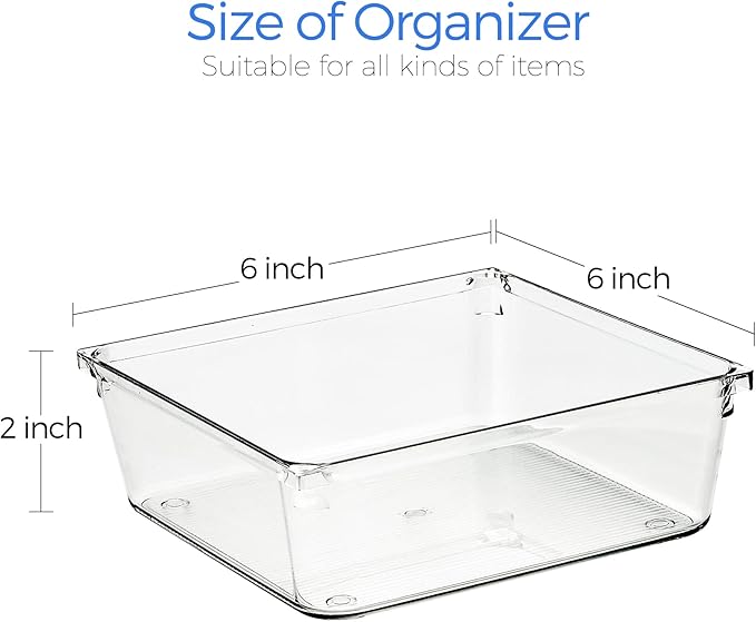 Ravinte 6 Pack Drawer Organizer - Image 3