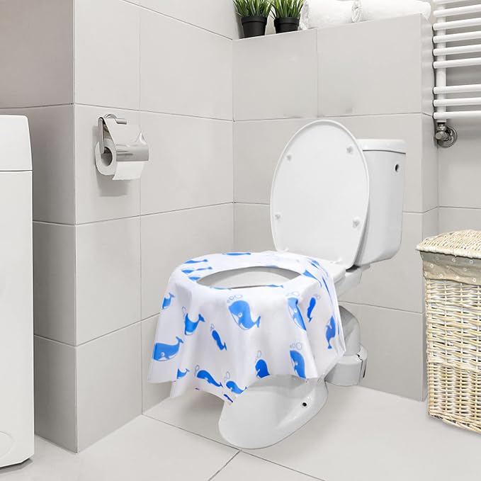 41 Pack Toilet Seat Covers Disposable, Extra Large Disposable Toilet Seat Covers - Image 8