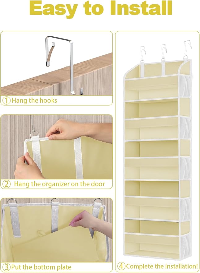 1 Pack Over The Door Storage Organizer - Image 8